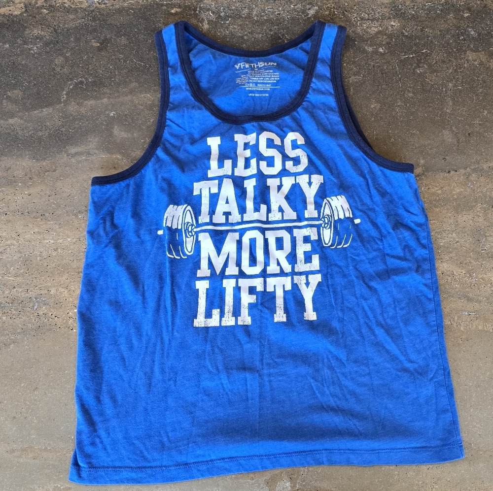 Gym gear less talky more lifty
